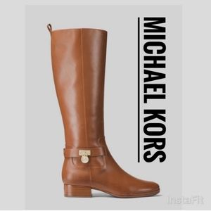 Size 7 Brown knee high Michael Kors boots.